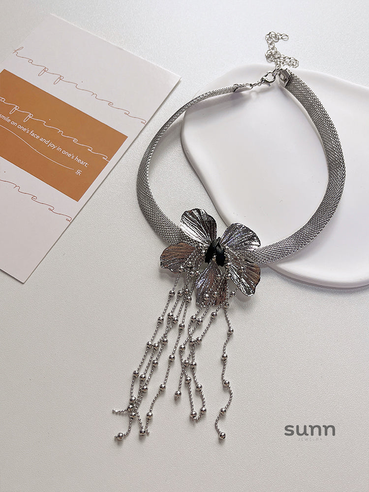 Maryann Floral Tassel Jewelry Set