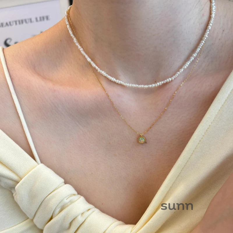 Maryanne Opalescent Star Necklace