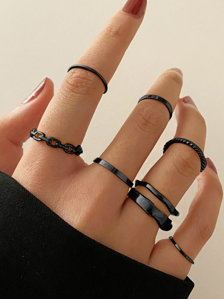 Maryanne Retro Stackable Ring Set [36GN5G0Q]