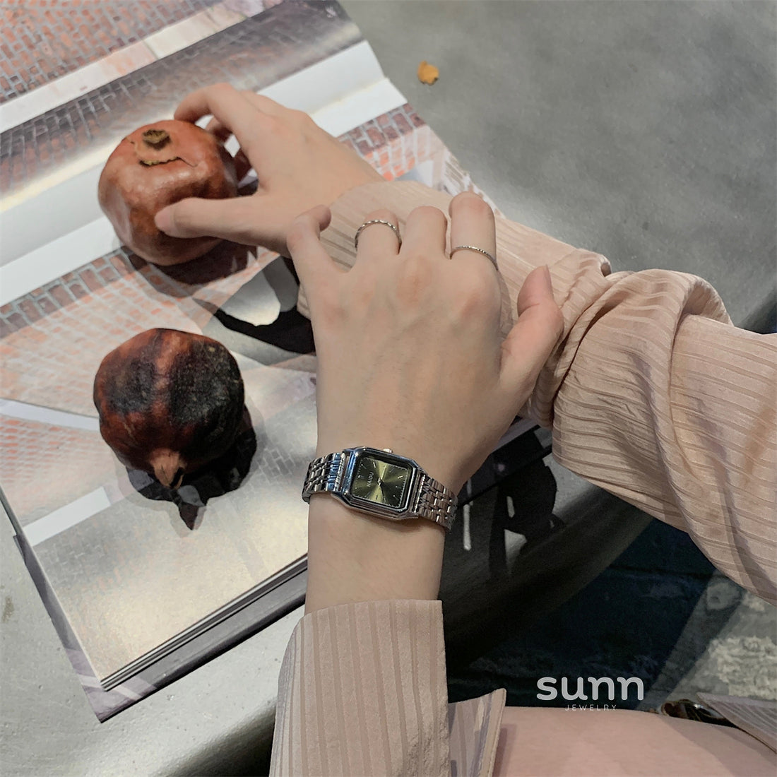 Maryella Elegant Square Watch [67TG43L9]