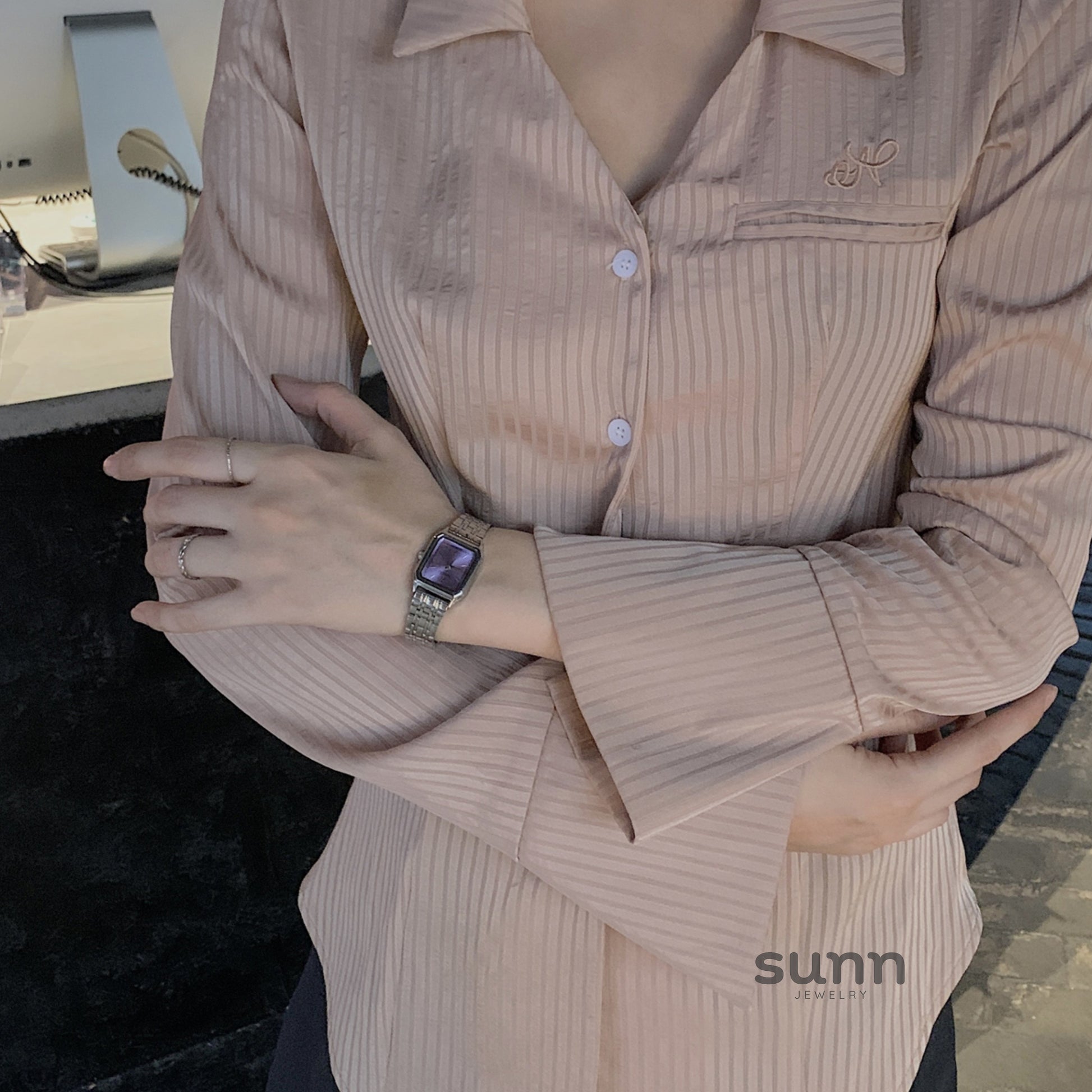 Maryella Elegant Square Watch [UZR8F30X]