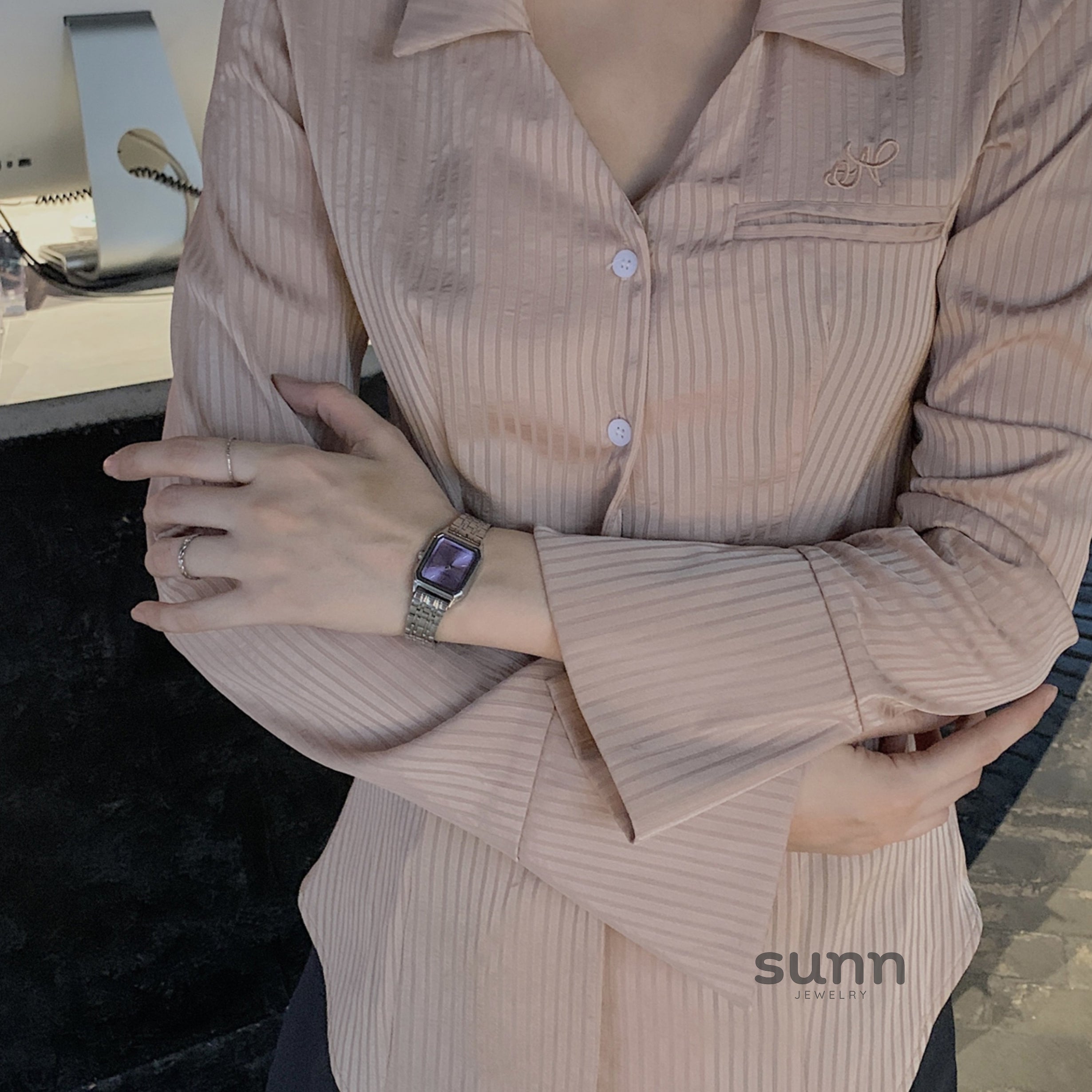 Maryella Elegant Square Watch [UZR8F30X]