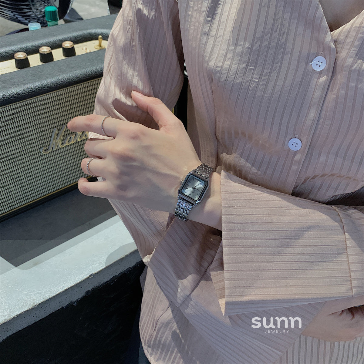 Maryella Elegant Square Watch [C6JUIYQQ]
