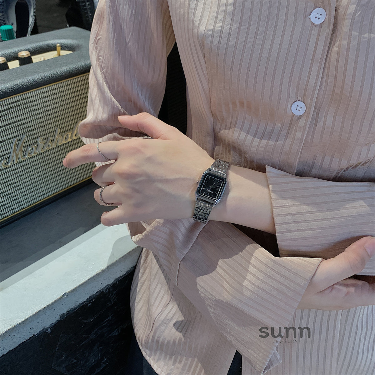 Maryella Elegant Square Watch [9WFS0HP5]