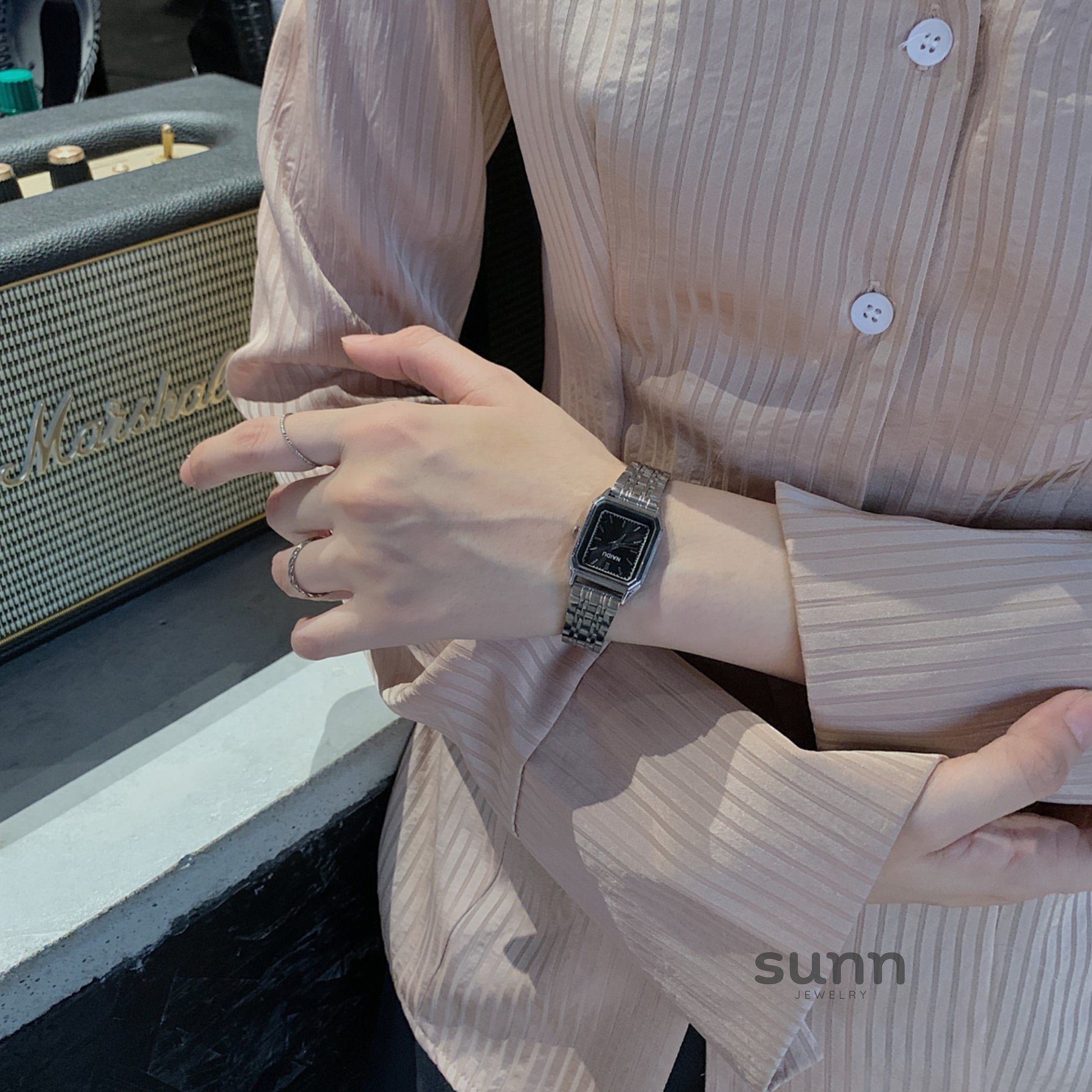 Maryella Elegant Square Watch [1KEMUMD5]