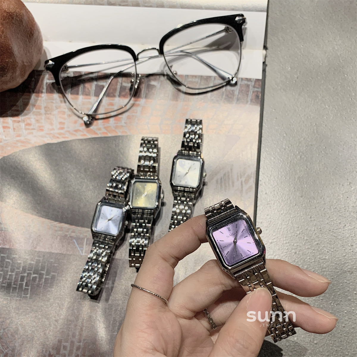 Maryella Elegant Square Watch [2KKL30IM]