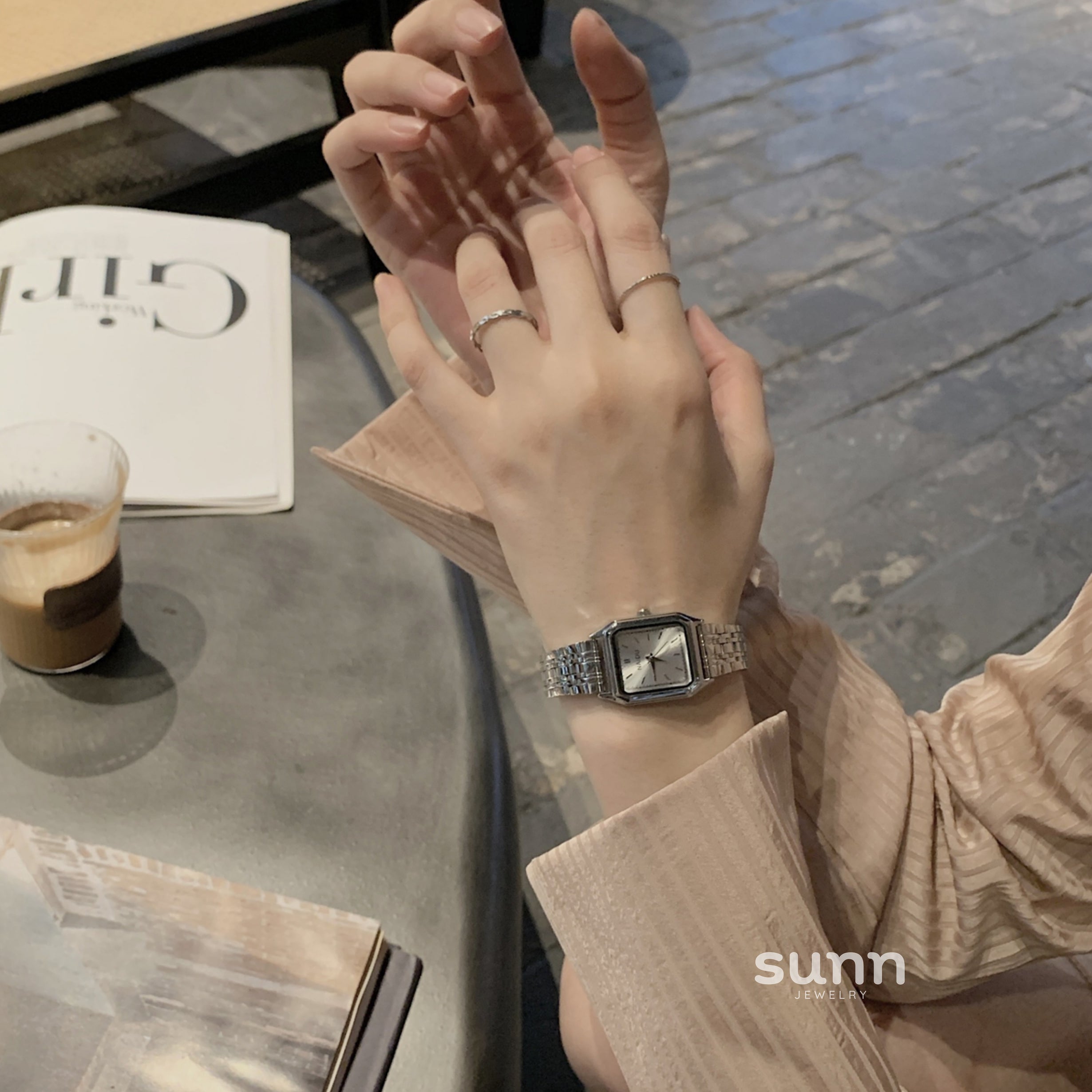 Maryella Elegant Square Watch [H12GTQ59]