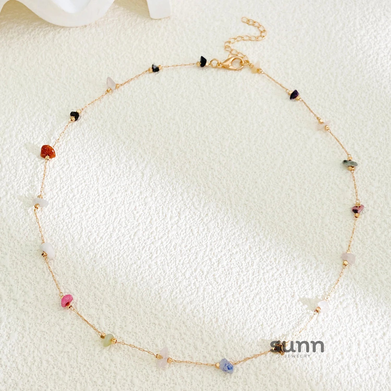 Maryella Irregular Crystal Necklace