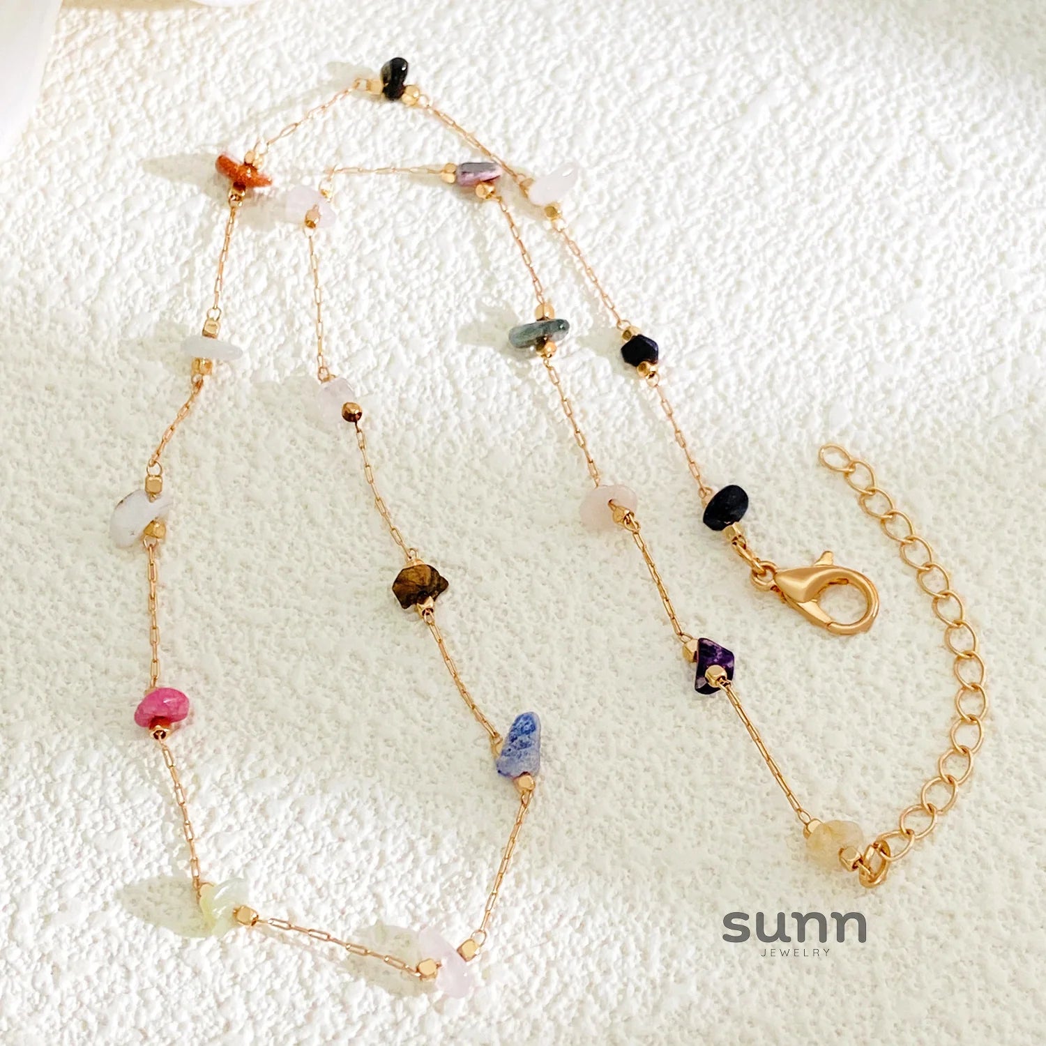 Maryella Irregular Crystal Necklace