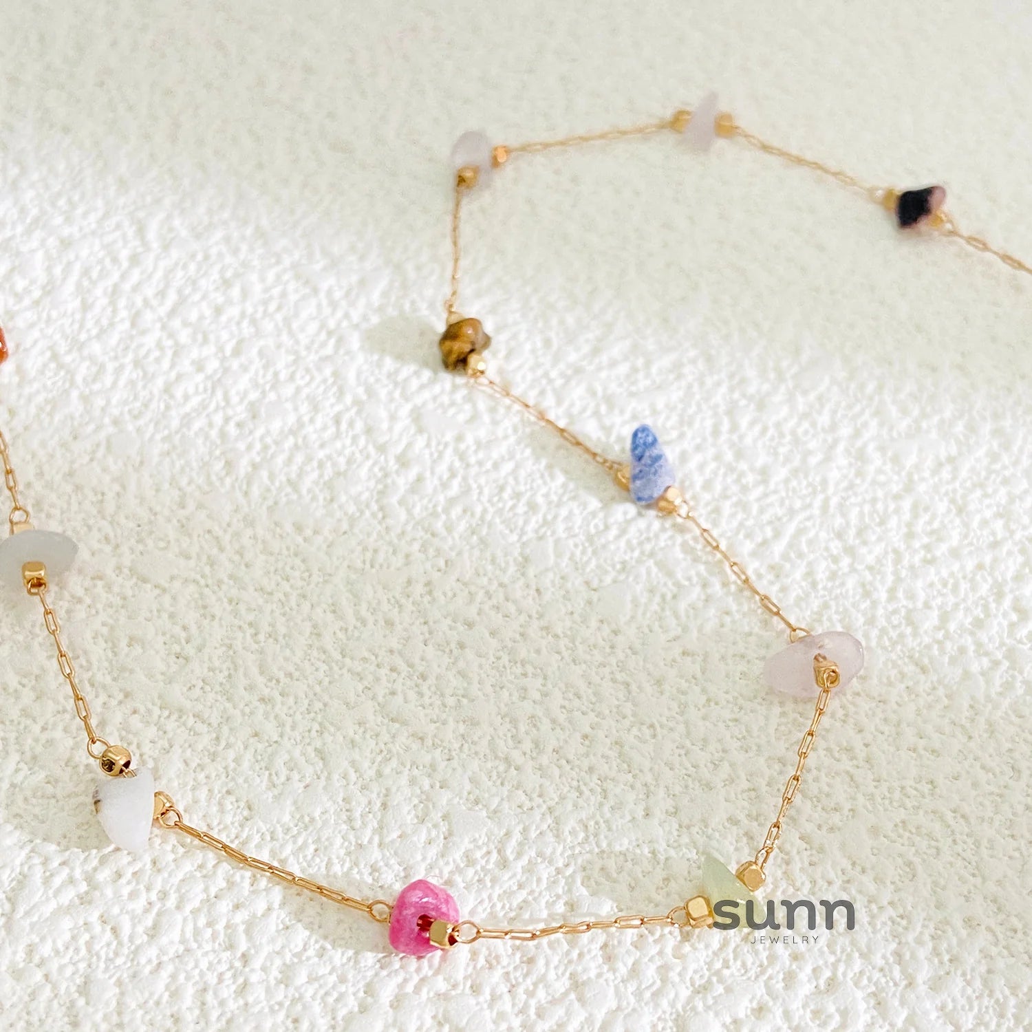 Maryella Irregular Crystal Necklace