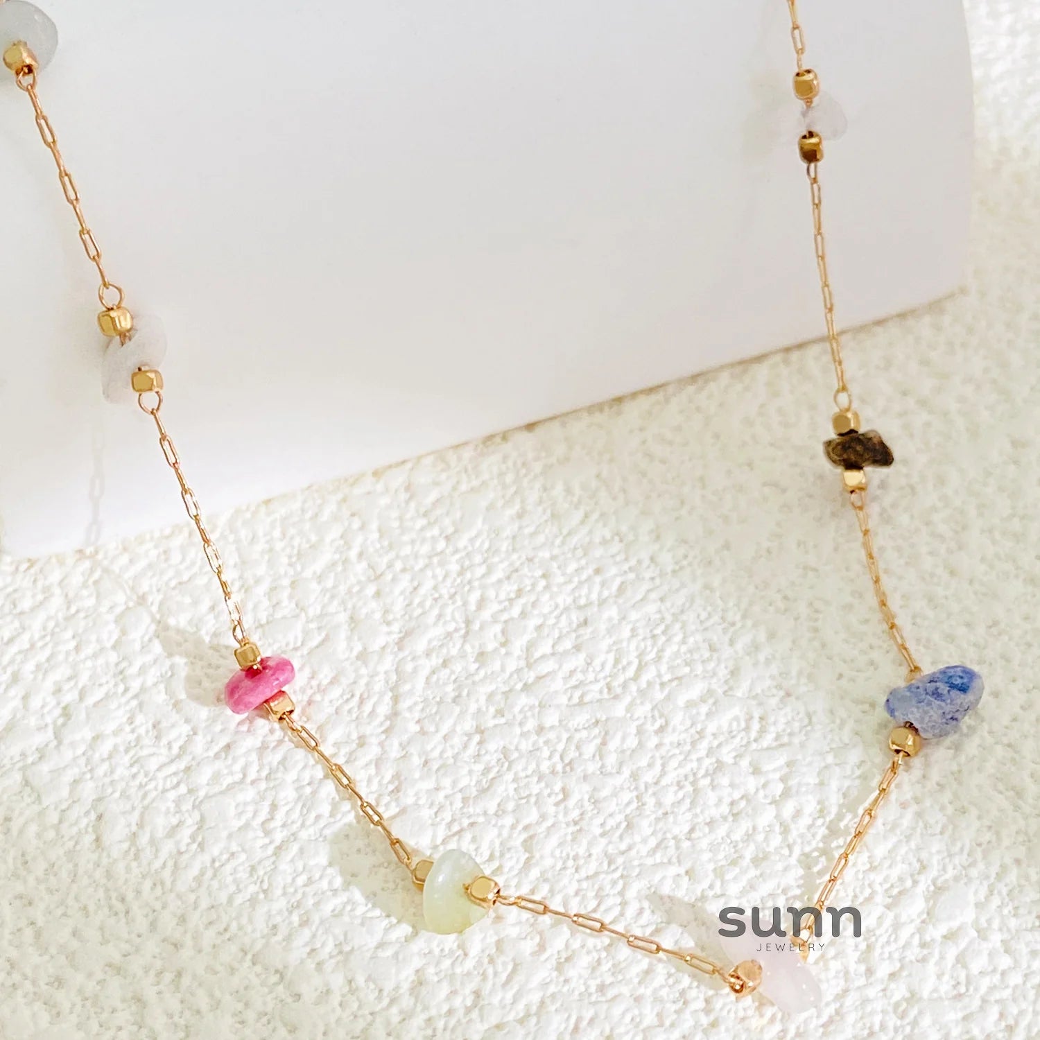 Maryella Irregular Crystal Necklace