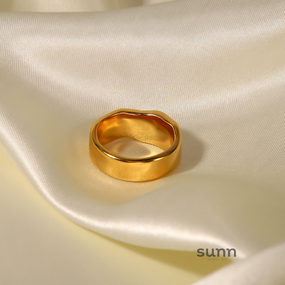 Marygrace 18K Gold Lava Pearl Ring [6UKRL193]