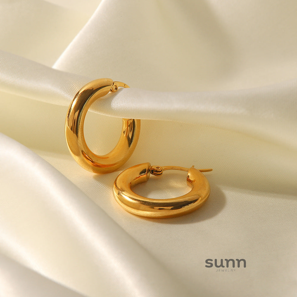 Marygrace Organic Gold Hoop Earrings [IPWCHILE]