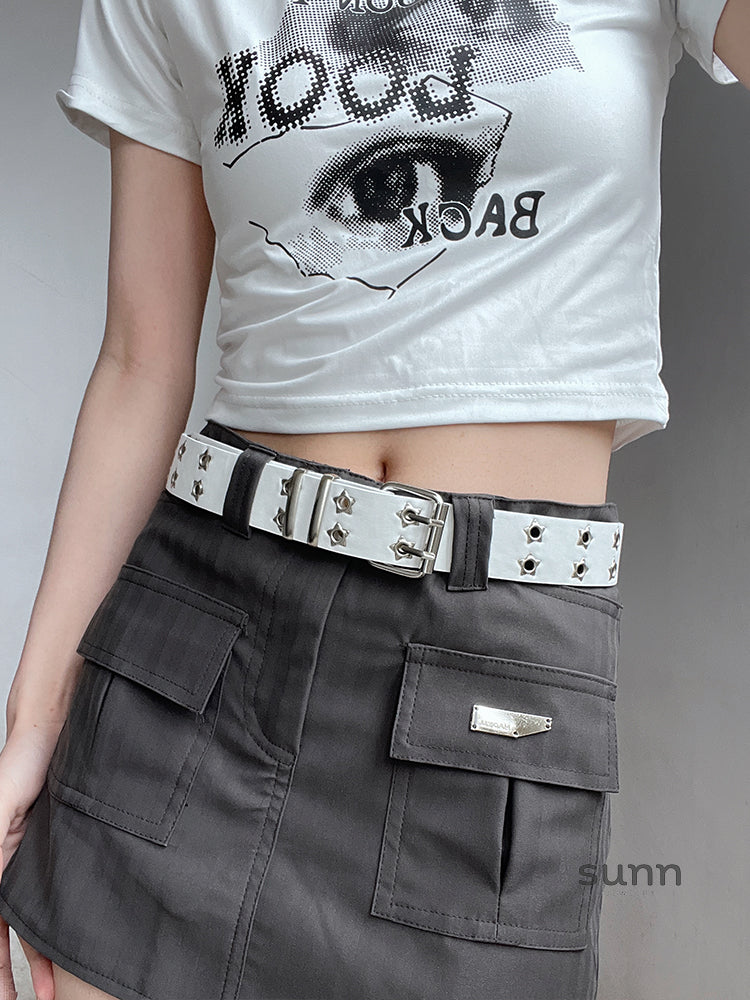 Marykatherine Wide Star Eyelet Belt