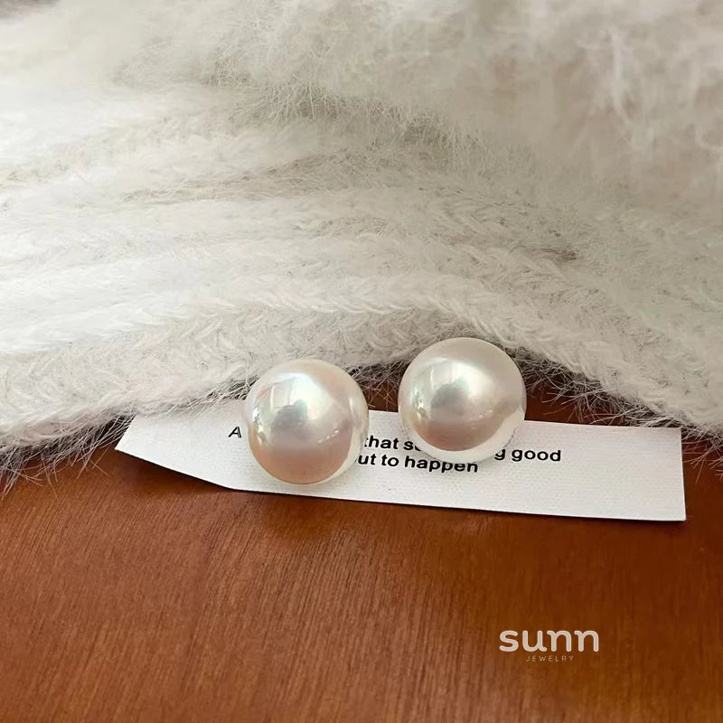 Mason Elegant Mabe Pearl Studs