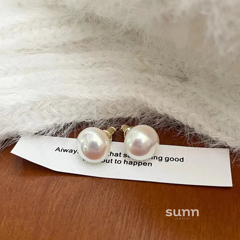 Mason Elegant Mabe Pearl Studs