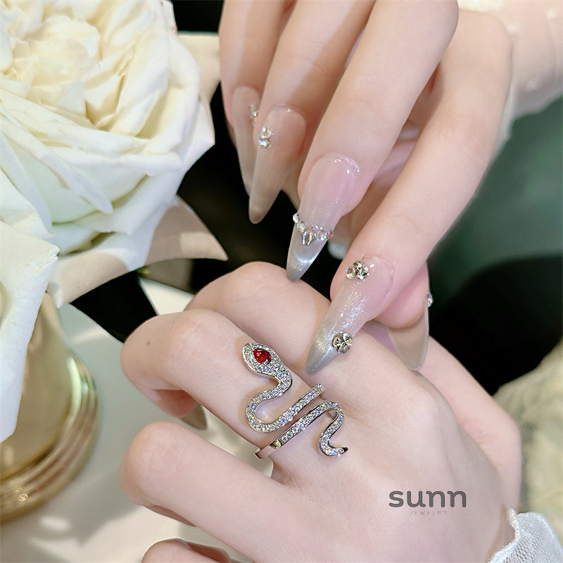 Matilyn Ruby Serpent Ring [RCGBRKF6]