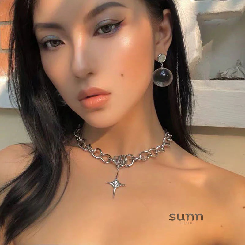 Mattea Dazzling Zircon Drop Earrings