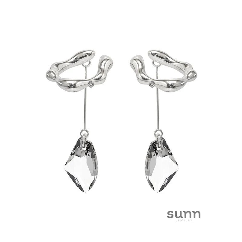 Mattea Dazzling Zircon Drop Earrings