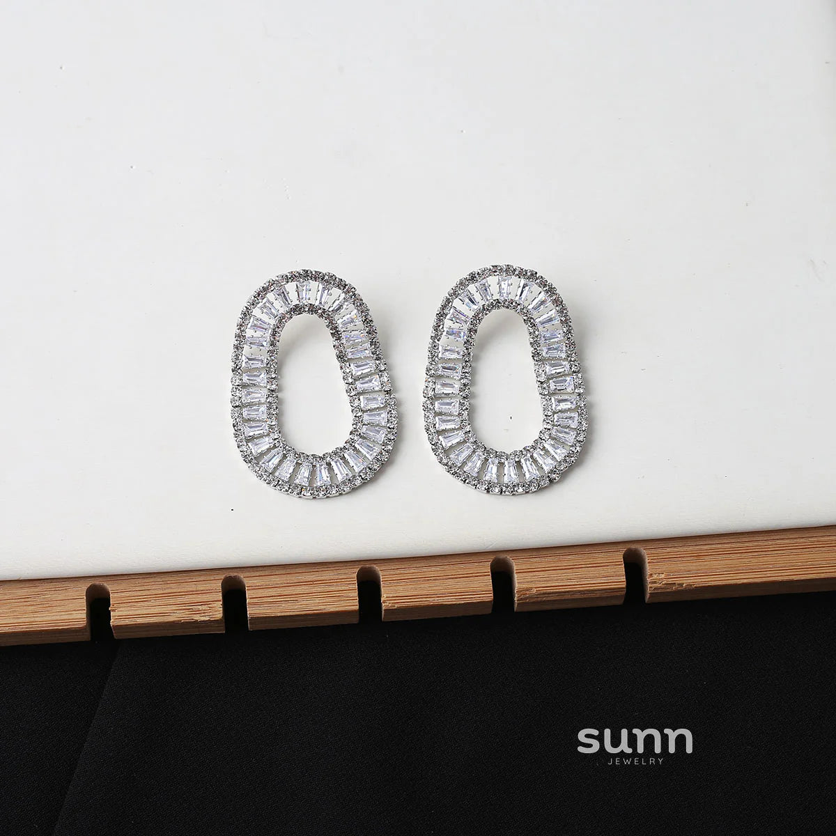 Mattea Dazzling Zircon Drop Earrings