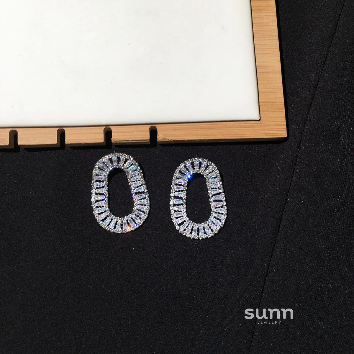 Mattea Dazzling Zircon Drop Earrings
