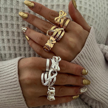 Maureen Diamond Bow Ring [O5TPR05M]