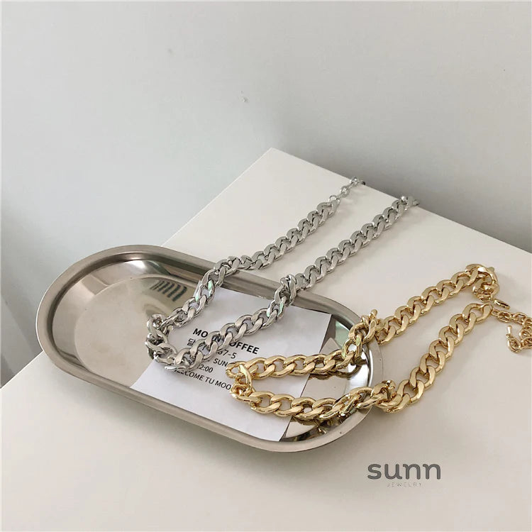 Maybelle Chunky Twist Chain Necklace