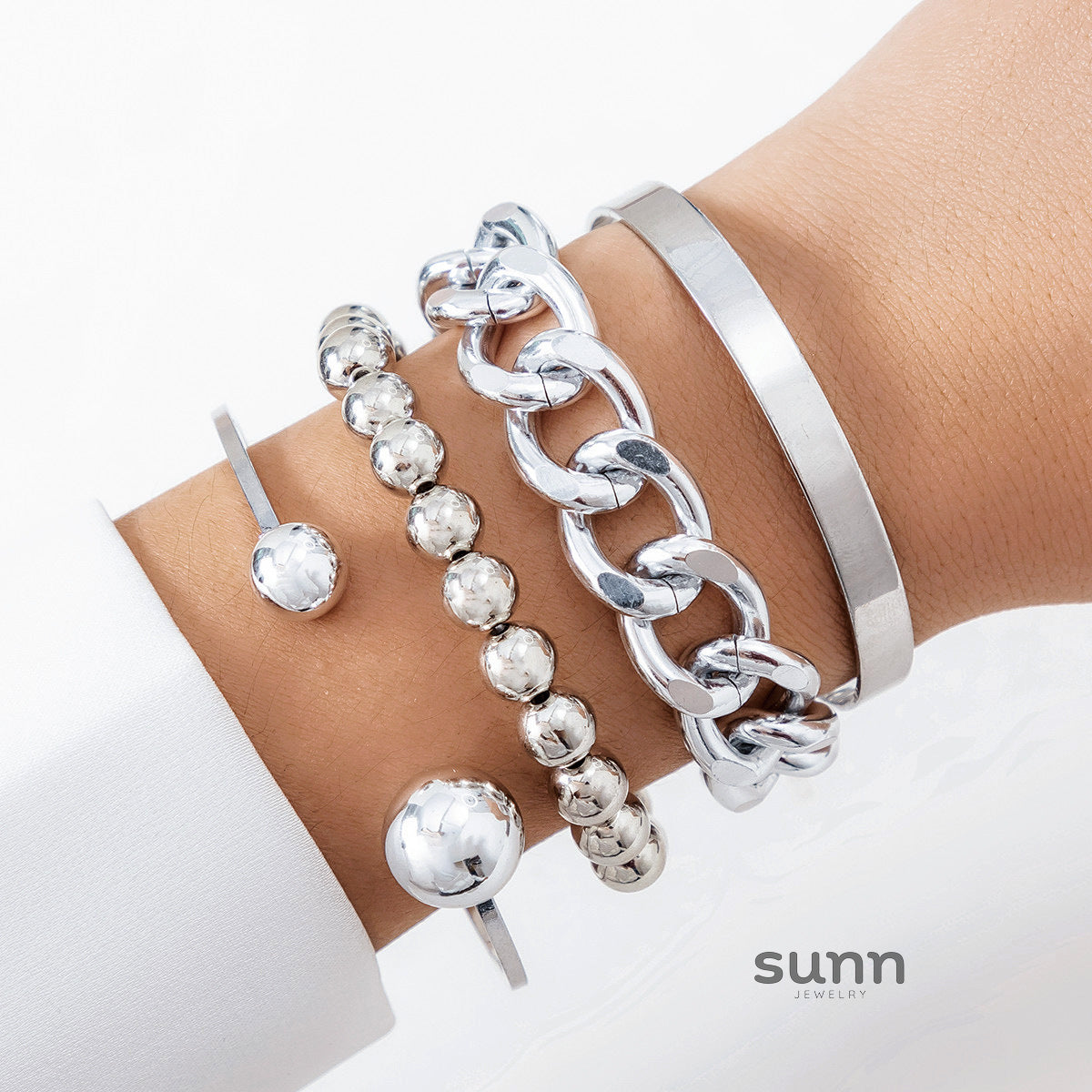 Maycee Cyberpunk Bracelet Set [7ZZ33S7S]