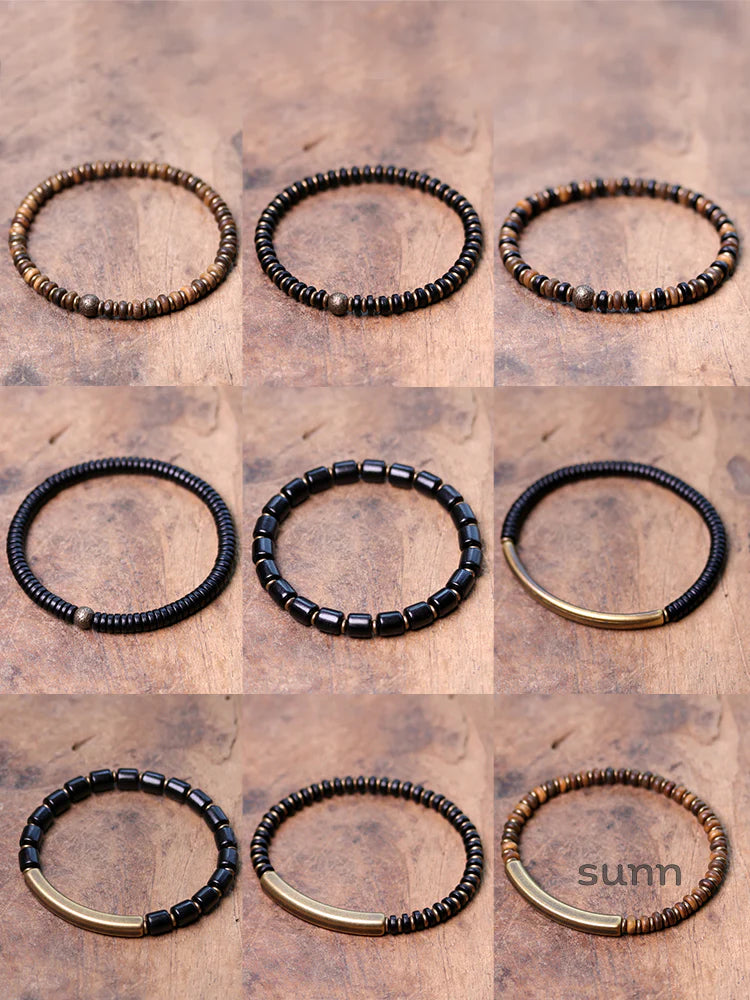 Maycee Sandalwood Bead Bracelet