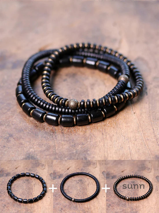 Maycee Sandalwood Bead Bracelet