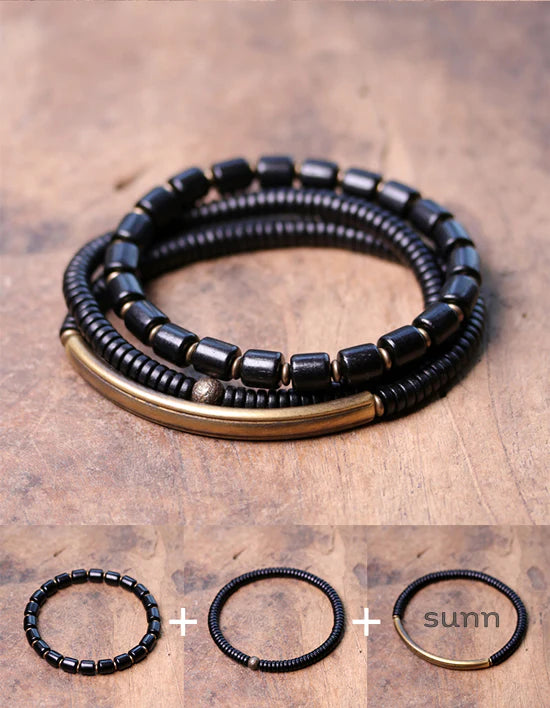 Maycee Sandalwood Bead Bracelet