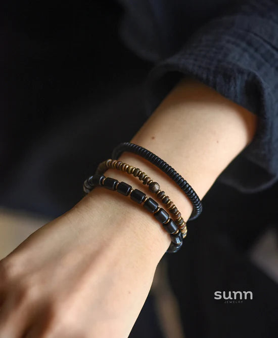 Maycee Sandalwood Bead Bracelet