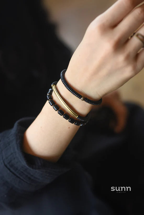 Maycee Sandalwood Bead Bracelet