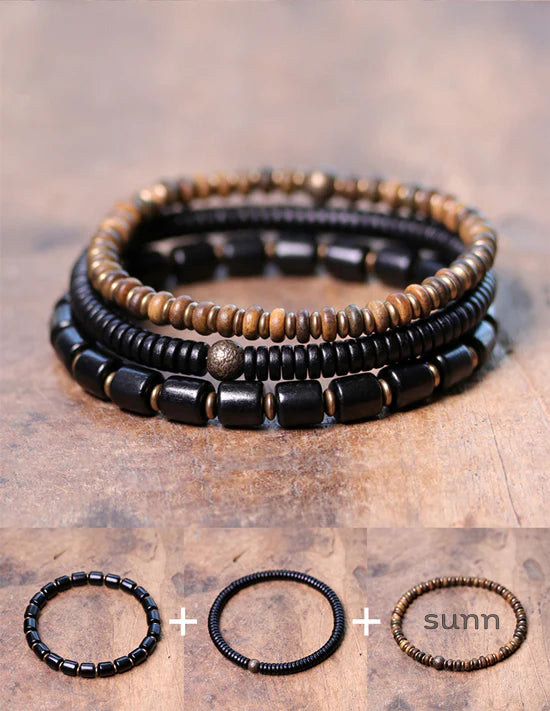 Maycee Sandalwood Bead Bracelet