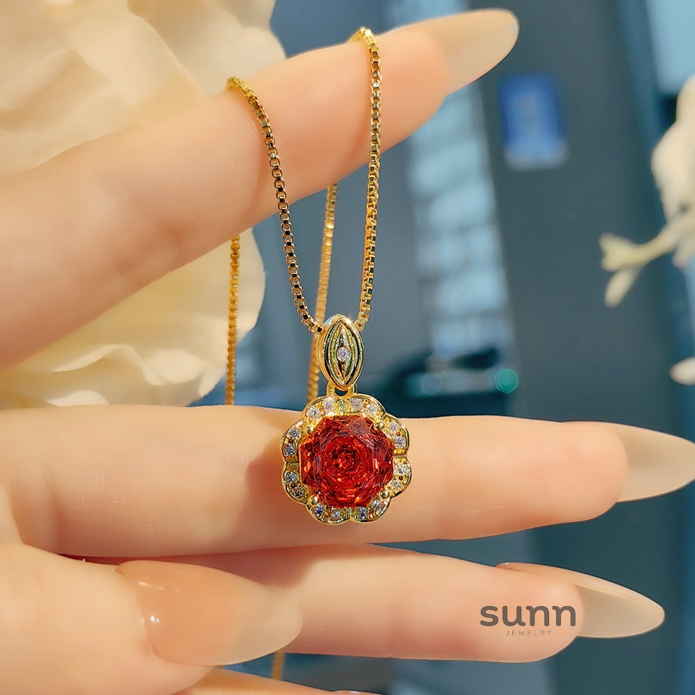 Mayleen Rose Gemstone Jewelry Set [SR4B2Q5S]