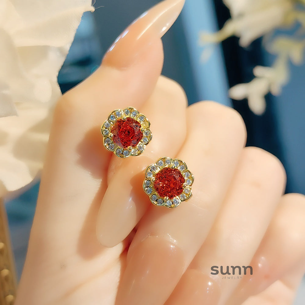 Mayleen Rose Gemstone Jewelry Set [HSTHS4VW]