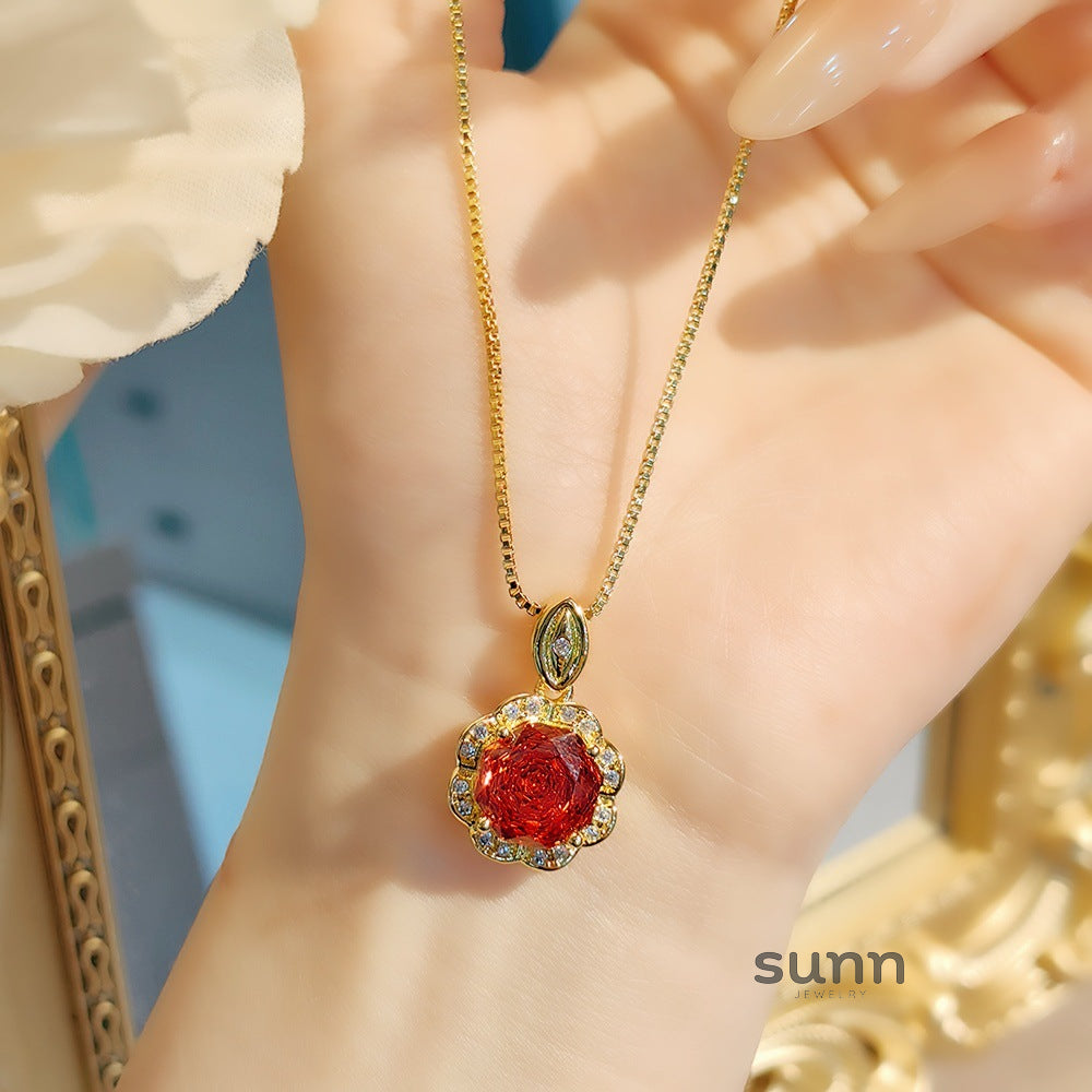 Mayleen Rose Gemstone Jewelry Set [6RDOSFR6]