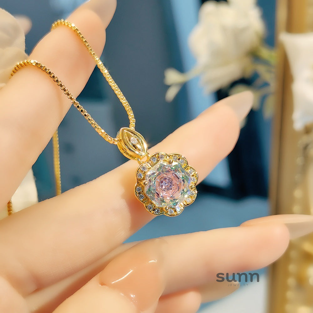 Mayleen Rose Gemstone Jewelry Set [SPB5SOM9]