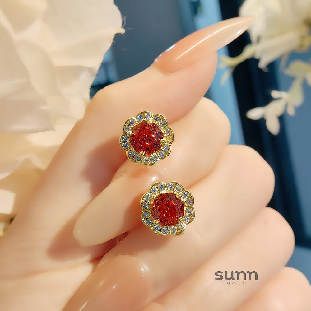 Mayleen Rose Gemstone Jewelry Set [GTZHH6N8]