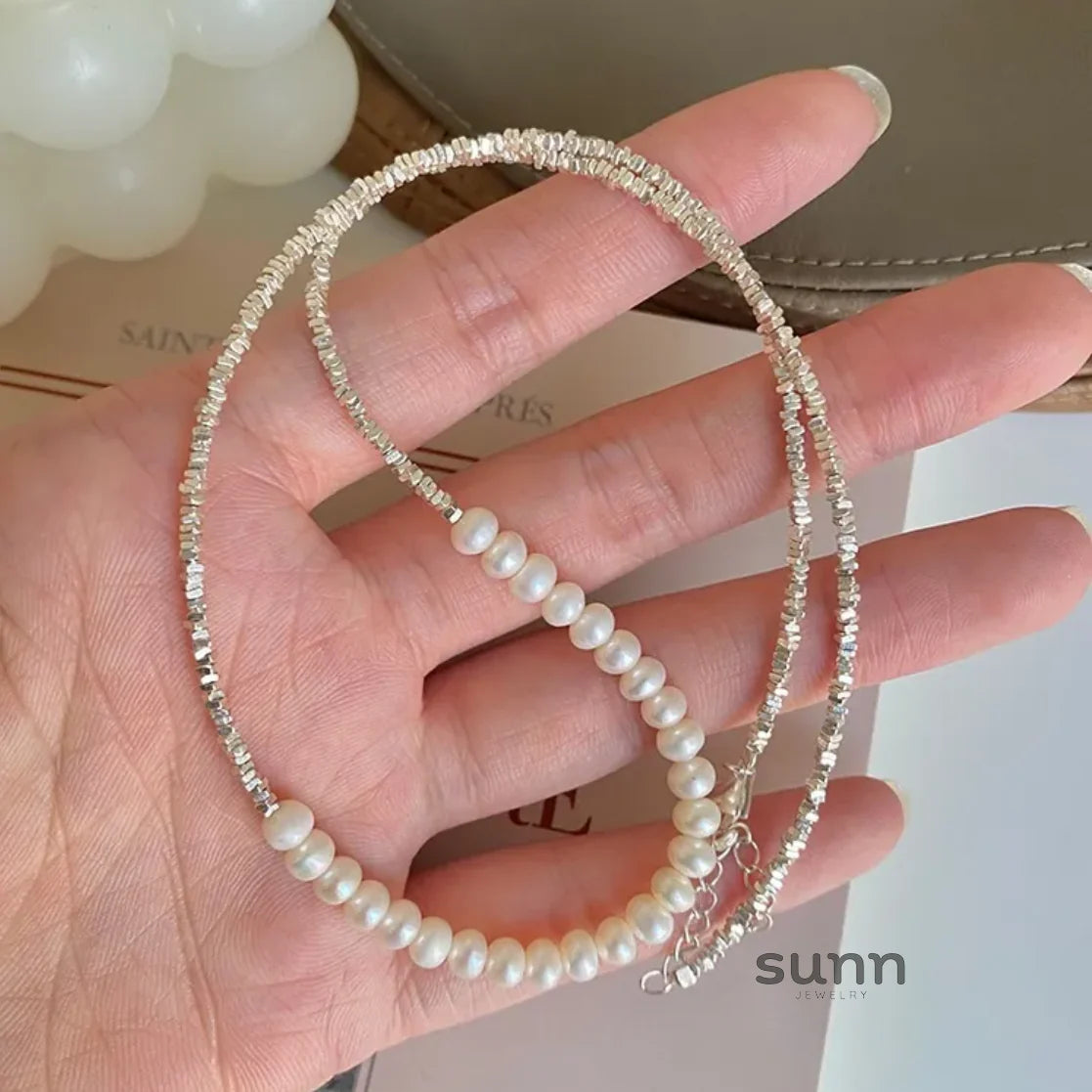 Mayleigh Luminous Pearl Choker