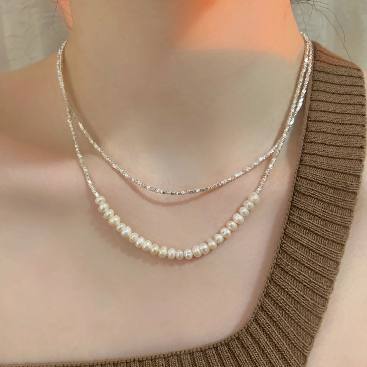 Mayleigh Luminous Pearl Choker
