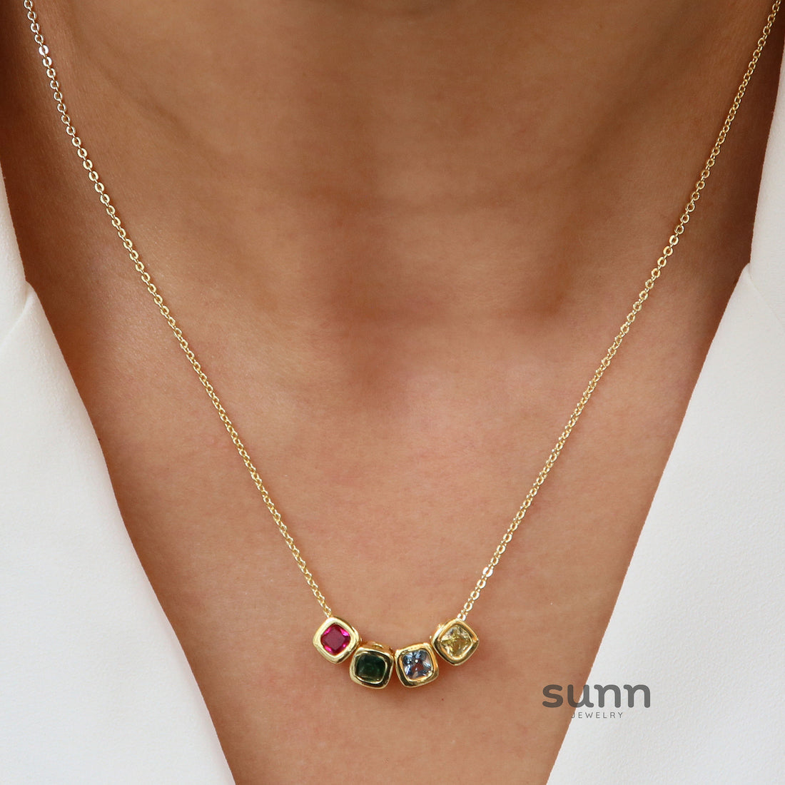 Maysen Zodiac Geometric Necklace [AQ0IDZ6O]