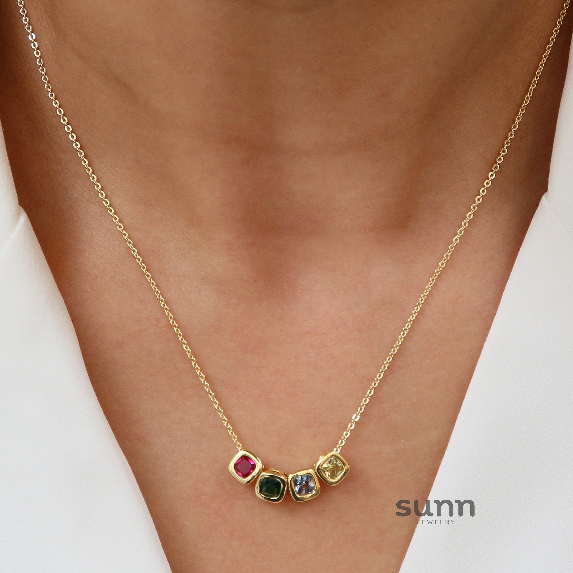 Maysen Zodiac Geometric Necklace [8RMWCMGD]