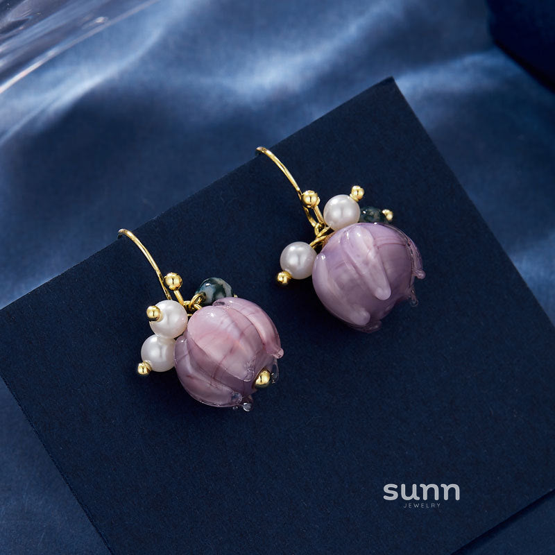 Mazie Wisteria Bloom Drop Earrings [7HROVXMF]