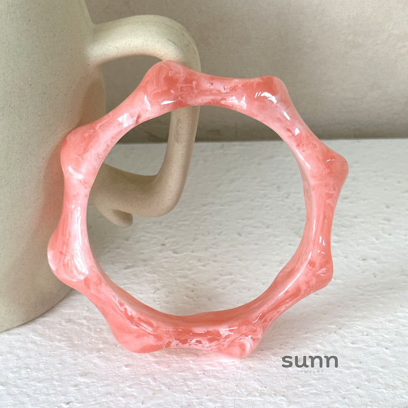 Mazikeen Colorful Resin Bangle [ORPDB0YU]