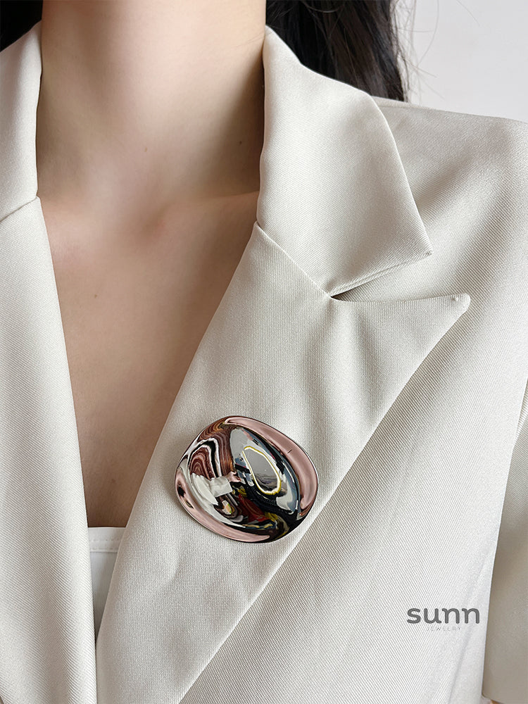 Mckayla Asymmetrical Brooch [XRULITWF]
