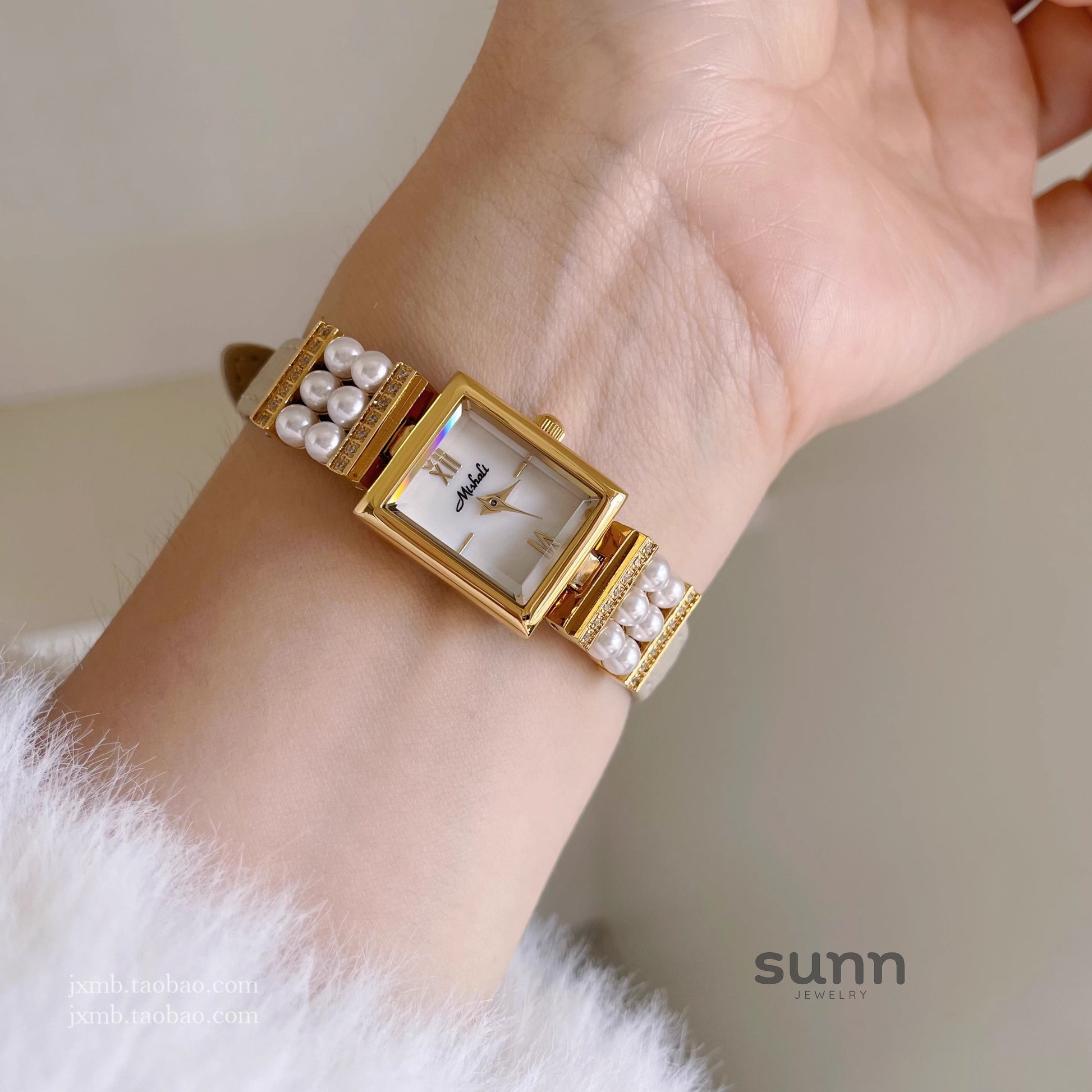 Mckenna Pearl Dial Watch [LLYAVDXS]