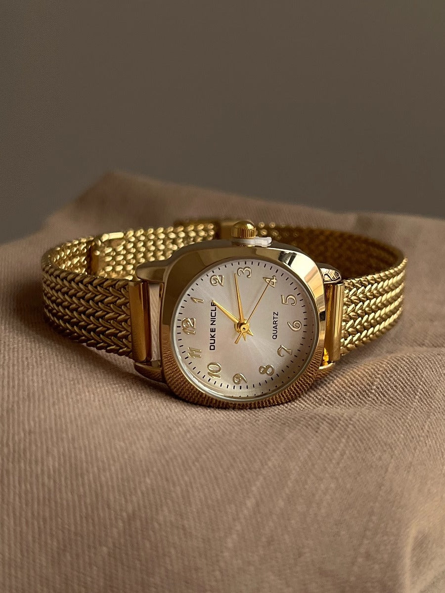 Mckenzi Vintage Square Mesh Watch [KVRG3I3Y]