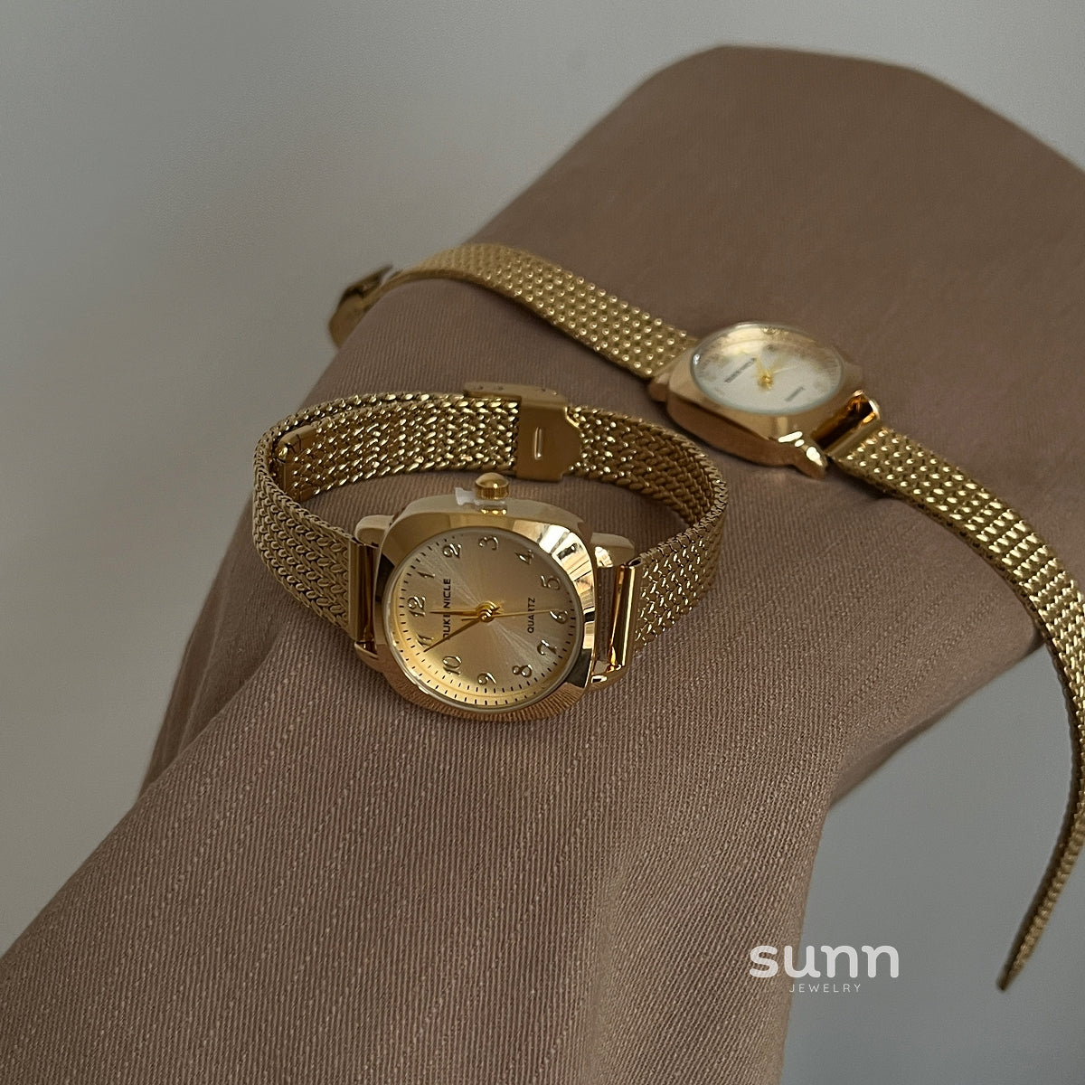 Mckenzi Vintage Square Mesh Watch [G6HYY1IQ]
