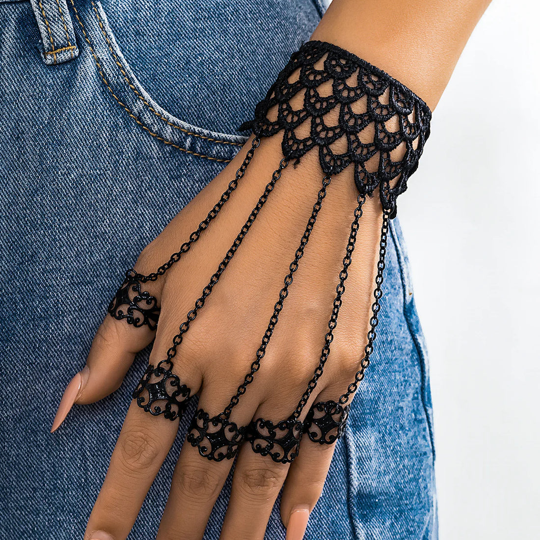 Mckinley Gothic Lace Bracelet